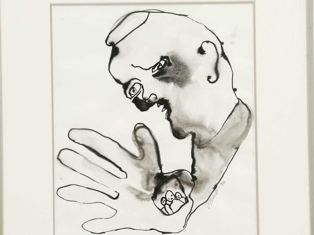 Fran Bull India Ink on Paper - 4