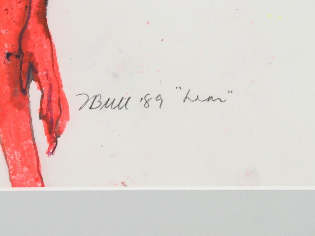 Fran Bull Ink & Oil Crayon on Paper - 5