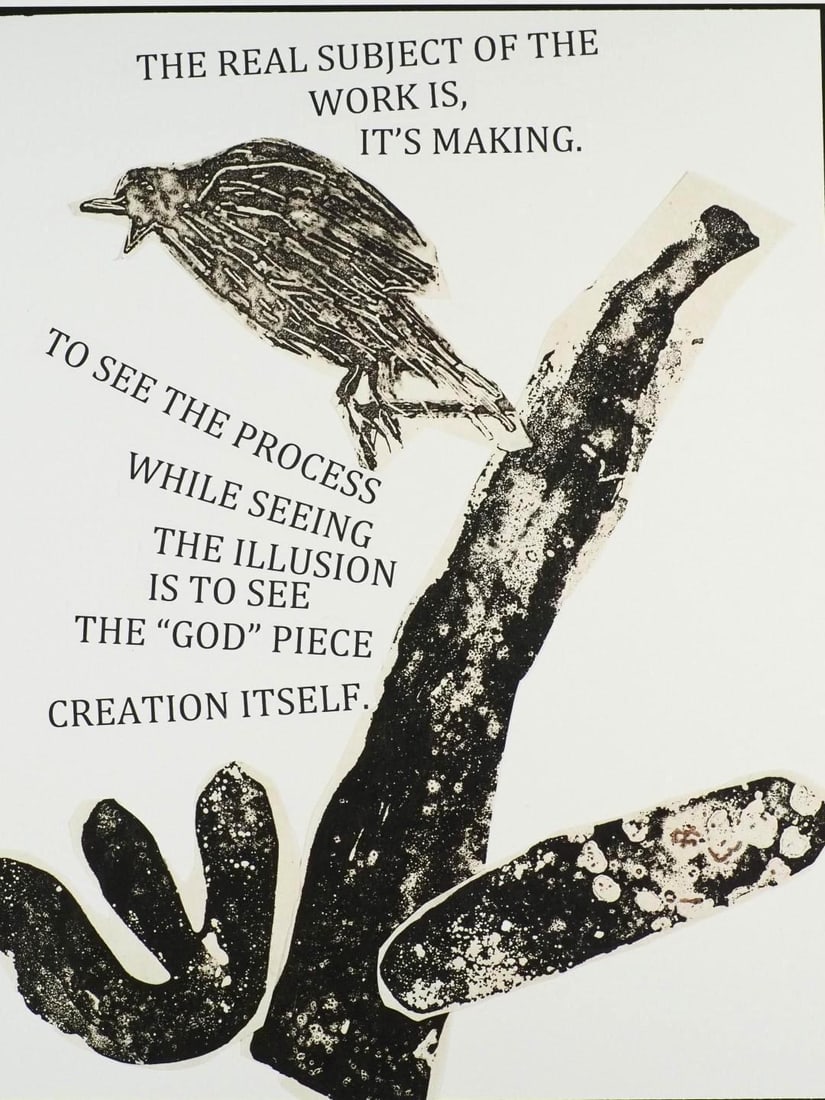 Fran Bull Enlarged Photo of Collage on Foam Board - 2