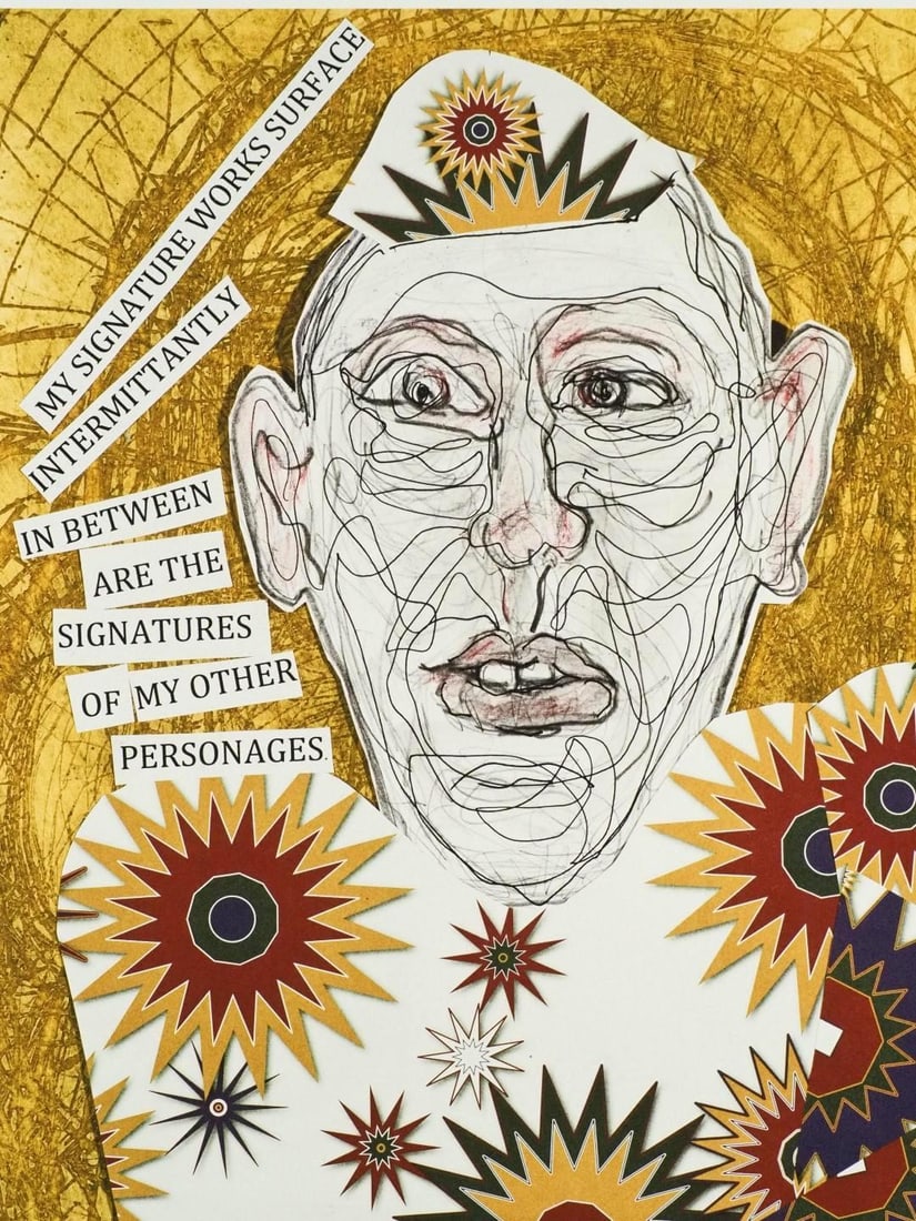 Fran Bull Enlarged Photo of Collage on Foam Board - 2