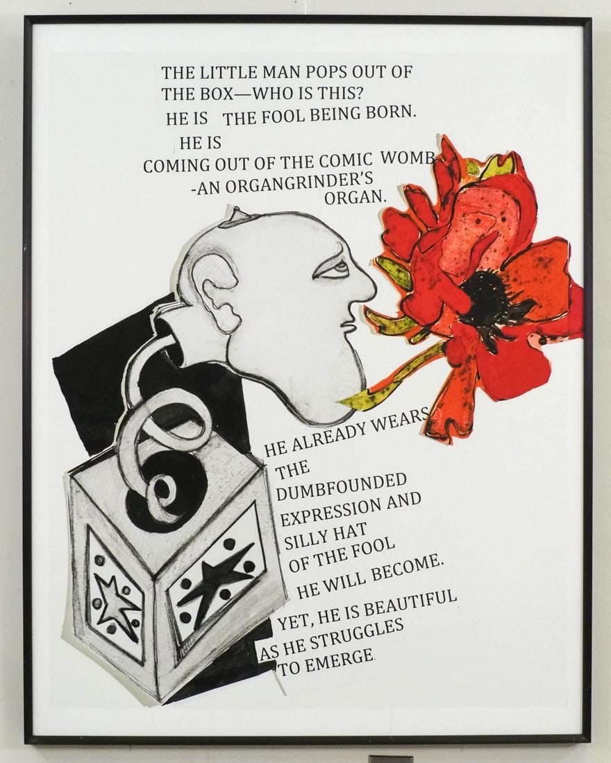 Fran Bull Enlarged Photo of Collage on Paper (1 of 5)