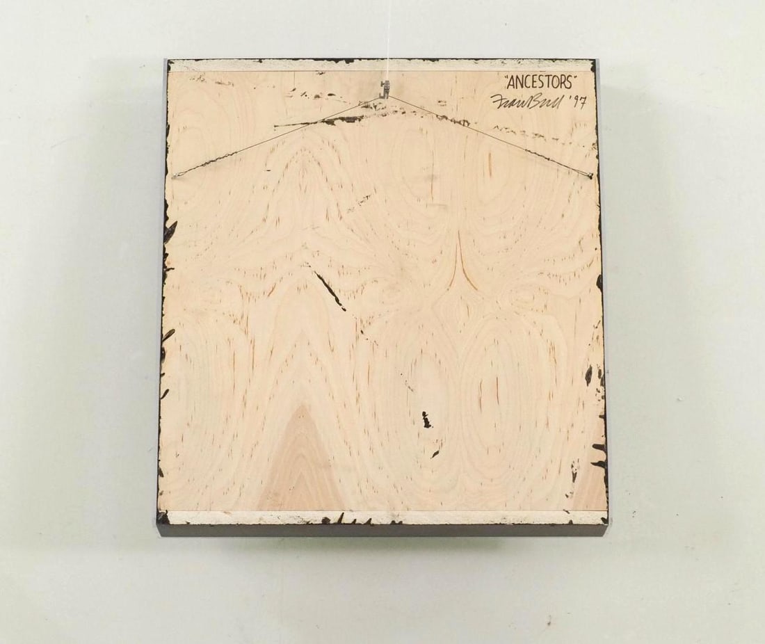 Fran Bull Wall Sculpture in Shadowbox - 4