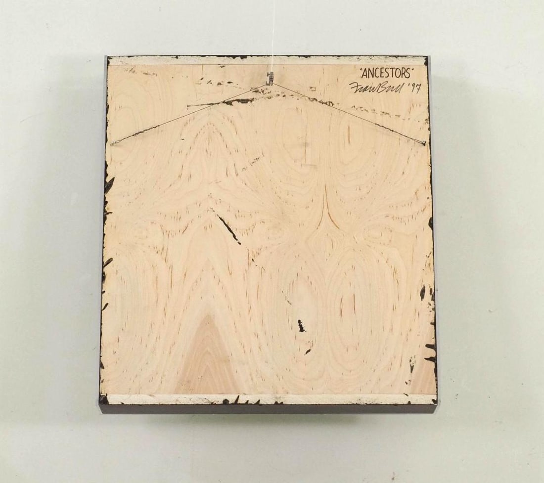 Fran Bull Wall Sculpture in Shadowbox - 5