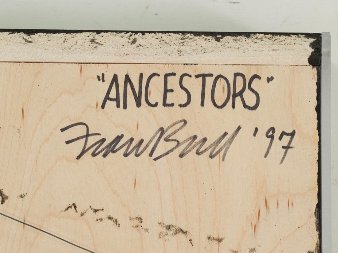 Fran Bull Wall Sculpture in Shadowbox - 7