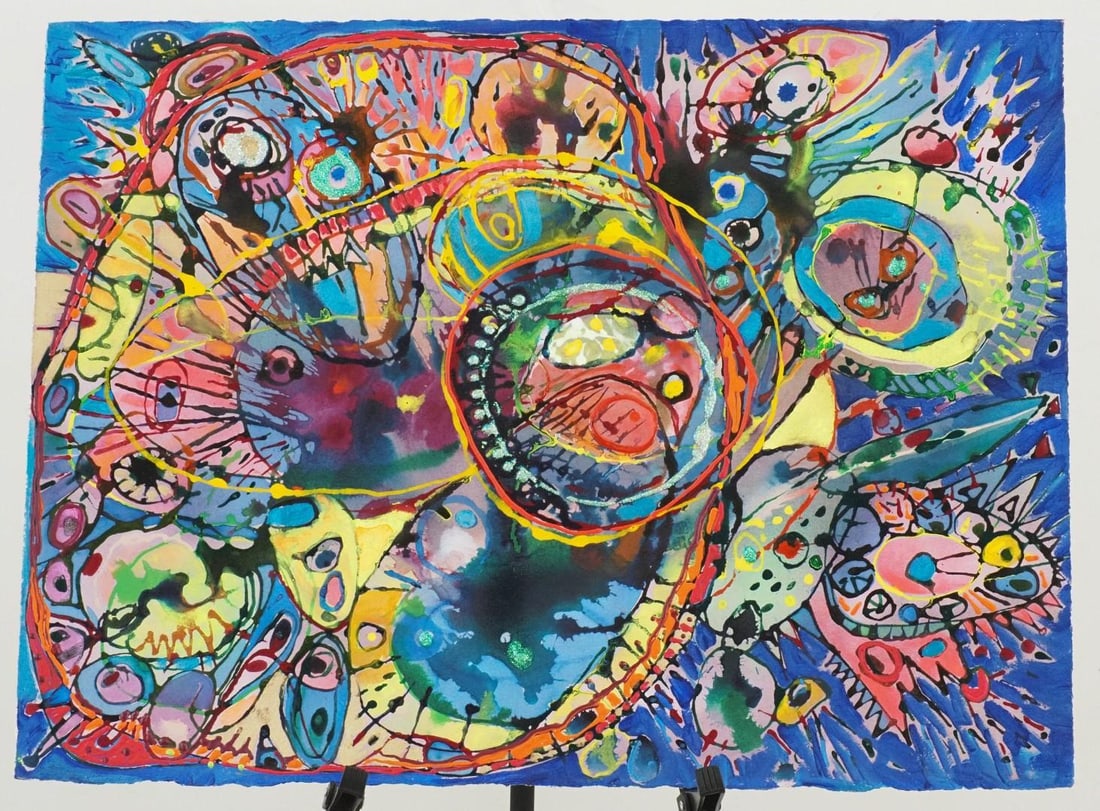 Fran Bull Mixed Media on Pressed Paper (1 of 4)