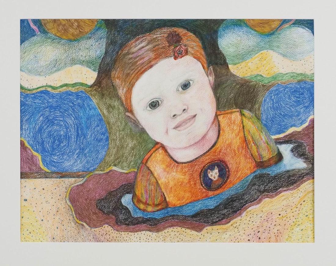 Rita Fuchsberg Crayon on Artists Paper - 5