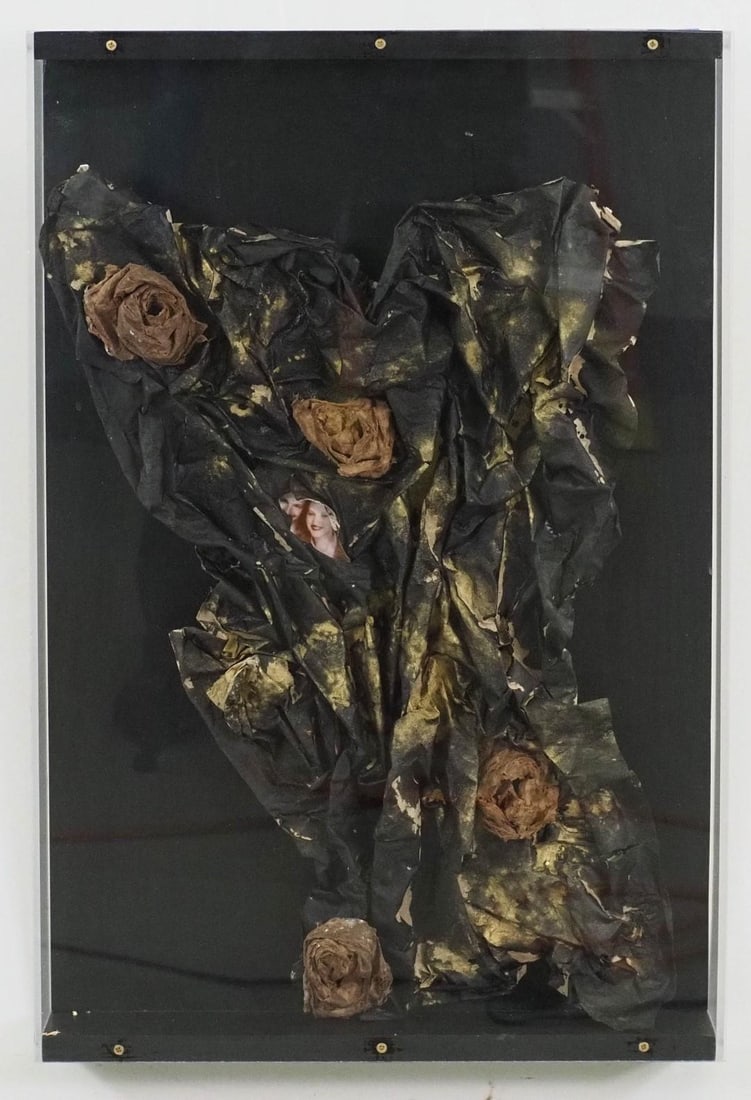 Fran Bull Wall Sculpture in Shadowbox (1 of 10)