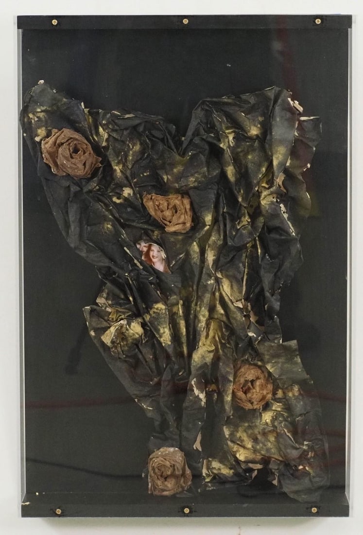 Fran Bull Wall Sculpture in Shadowbox - 5