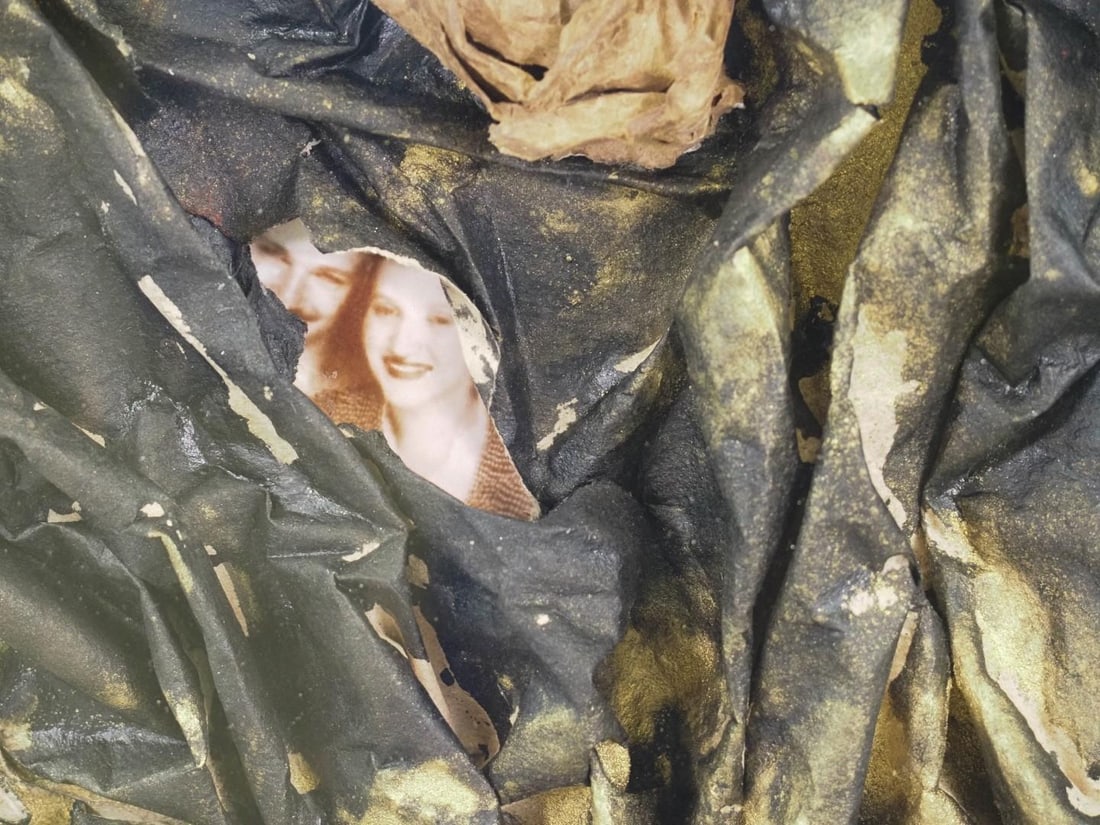 Fran Bull Wall Sculpture in Shadowbox - 8