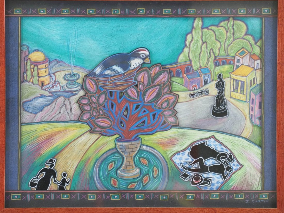 Joan Curtis Colored-Pencil & Acrylic Paper - 2
