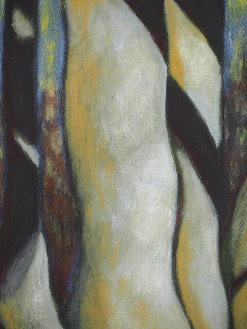 Unsigned Oil on Canvas Abstract Painting - 3