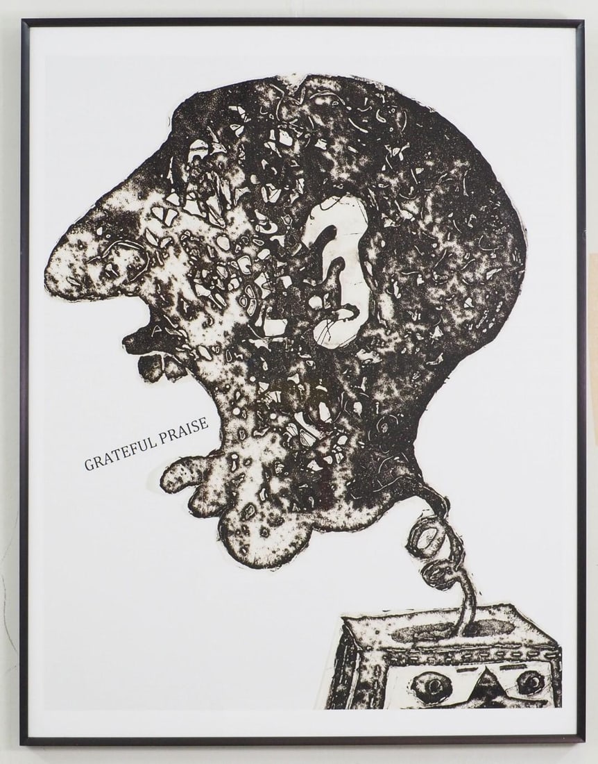 Fran Bull Enlarged Photo of Collage on Paper - 2