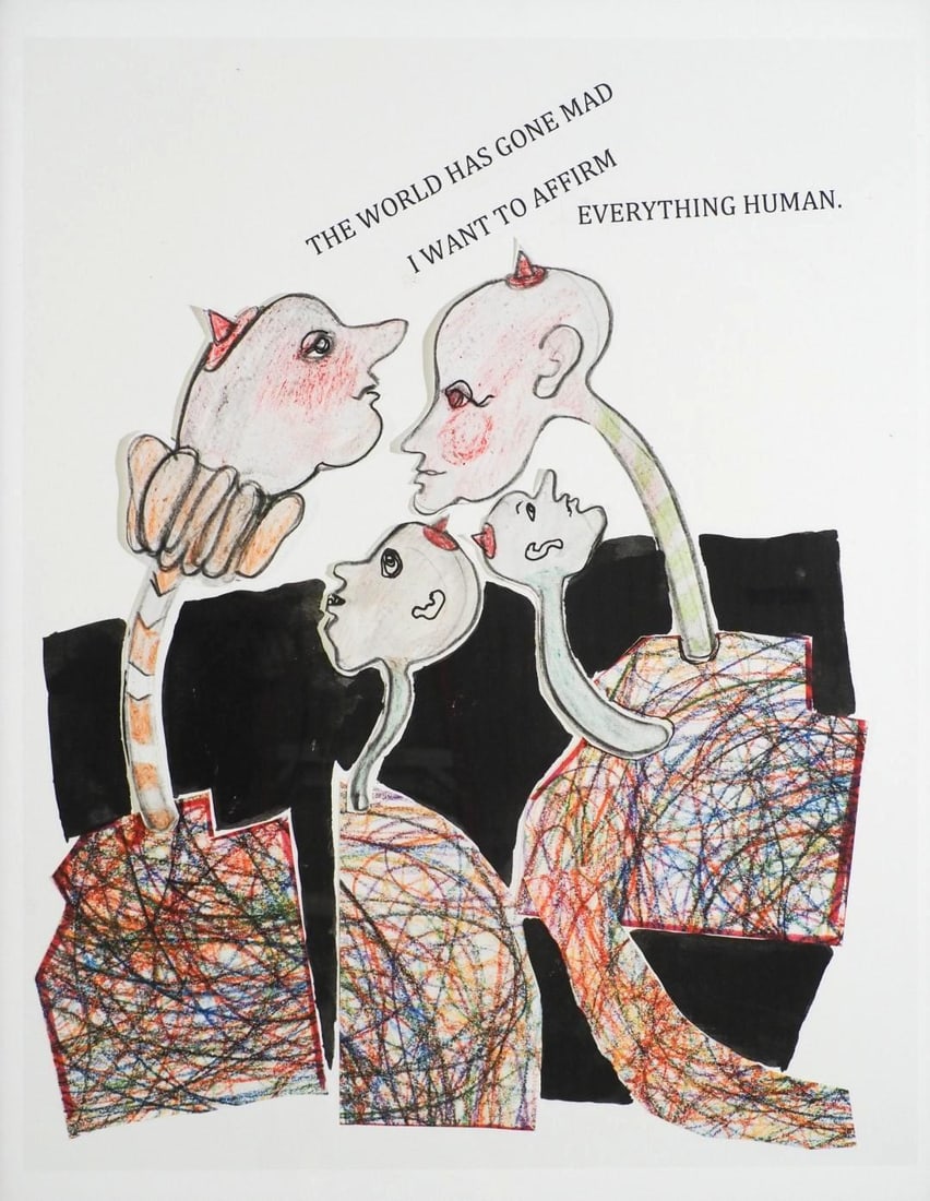 Fran Bull Enlarged Photo of Collage on Paper - 3