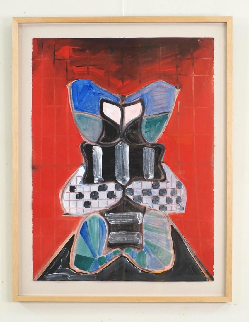 Tony Moore Mixed Media on Paper Painting (1 of 10)