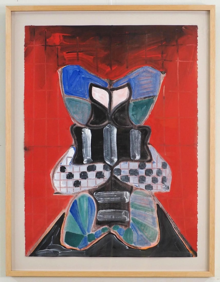 Tony Moore Mixed Media on Paper Painting - 2