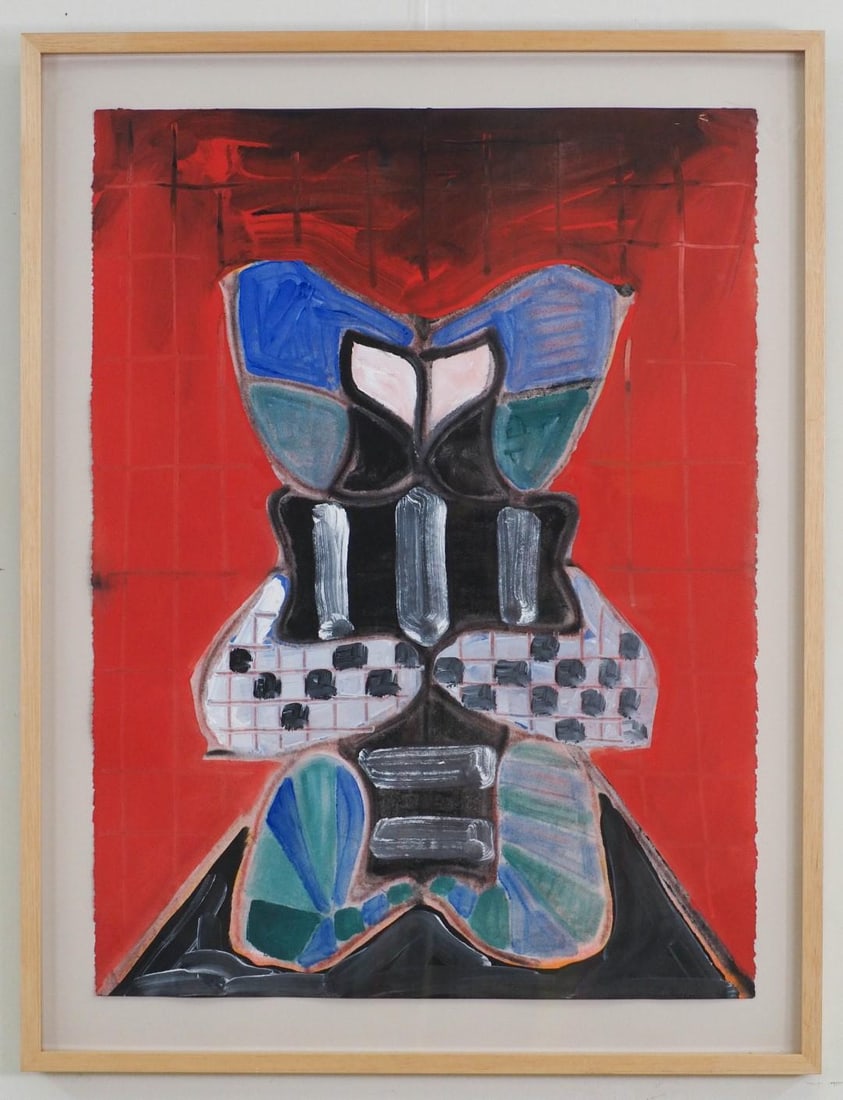 Tony Moore Mixed Media on Paper Painting - 3