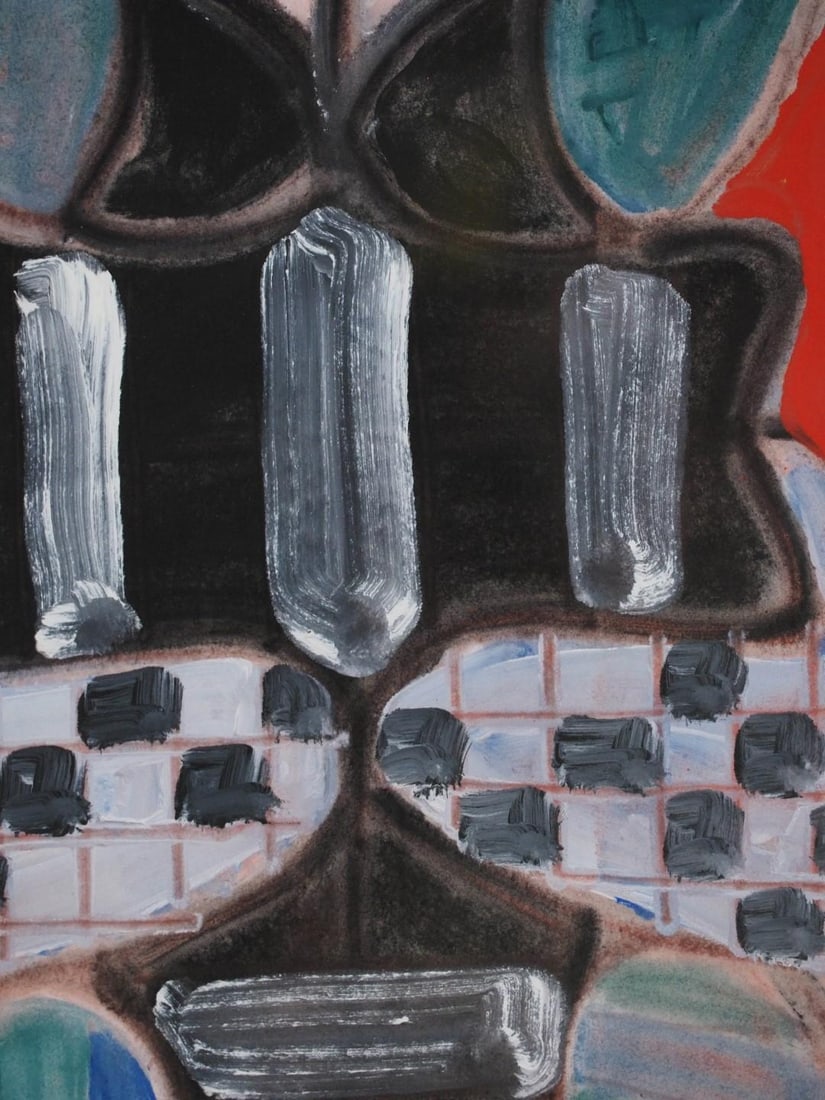 Tony Moore Mixed Media on Paper Painting - 4