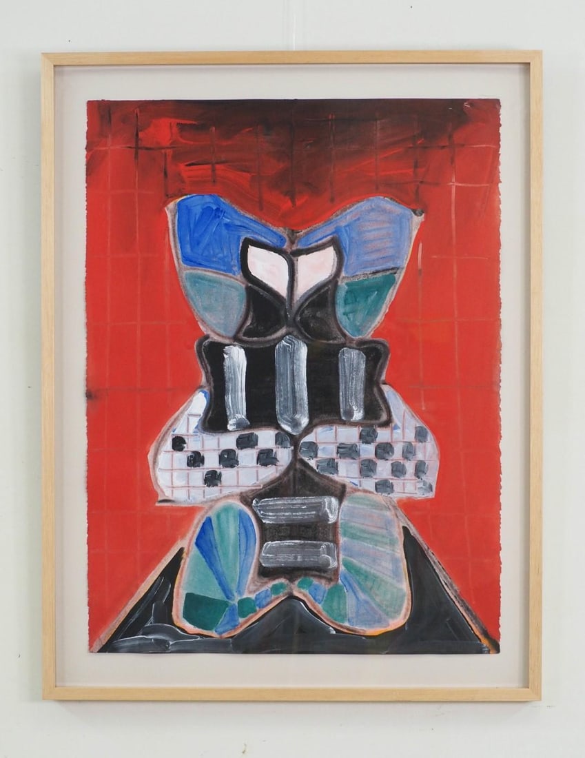 Tony Moore Mixed Media on Paper Painting - 5