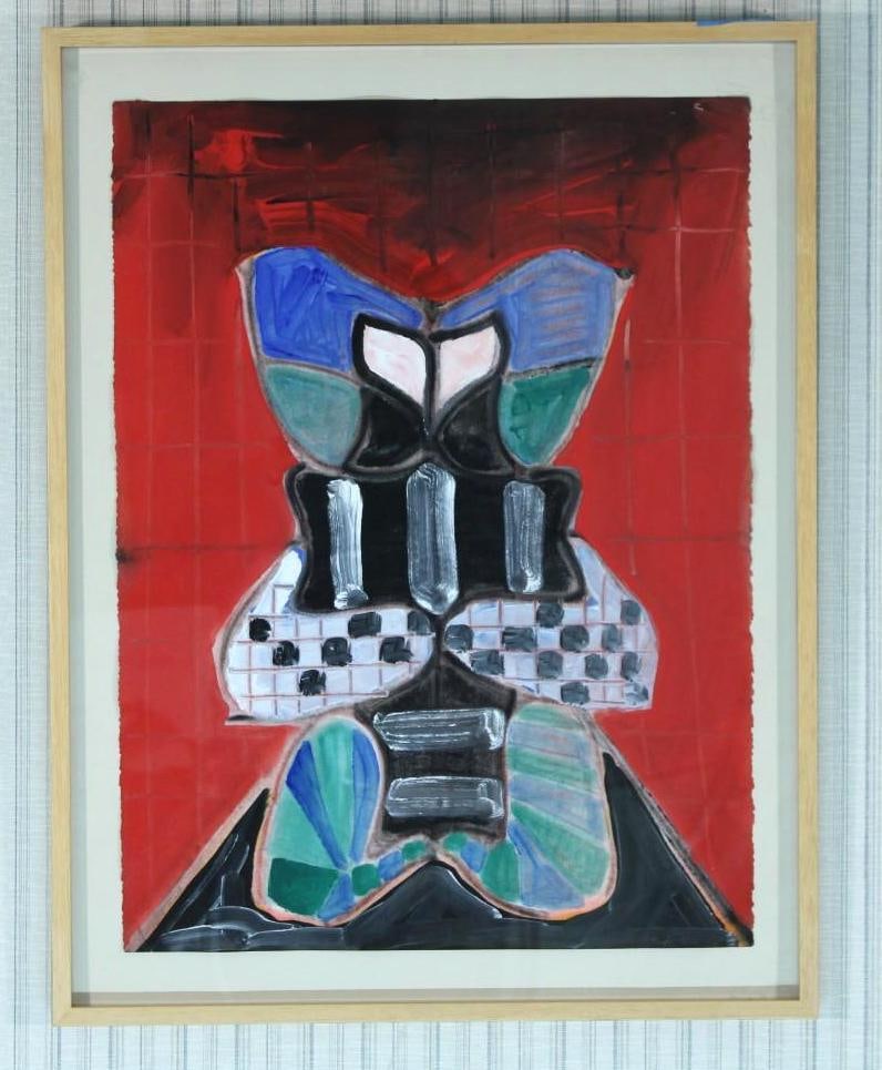 Tony Moore Mixed Media on Paper Painting - 6