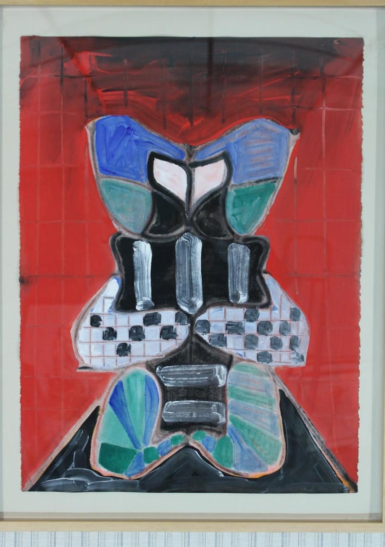 Tony Moore Mixed Media on Paper Painting - 7