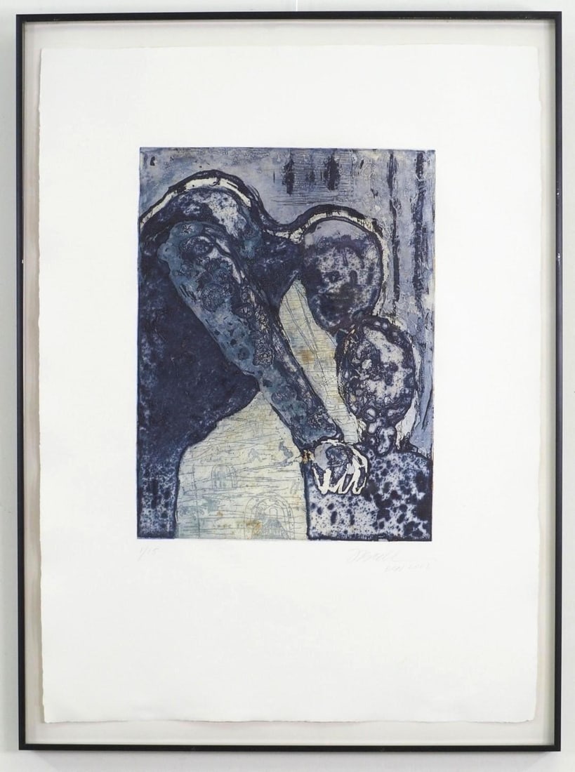 Fran Bull Print on Pressed Paper - 2