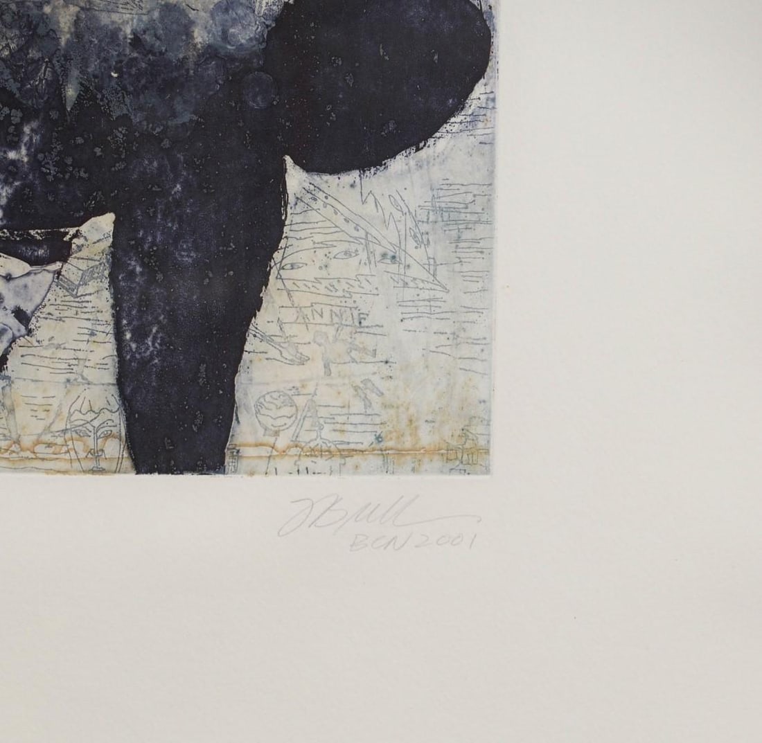 Fran Bull Print on Pressed Paper - 5