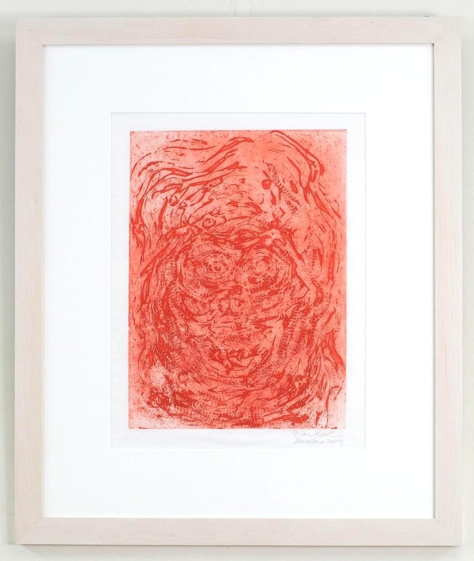 Fran Bull Prints on Pressed Paper - 3