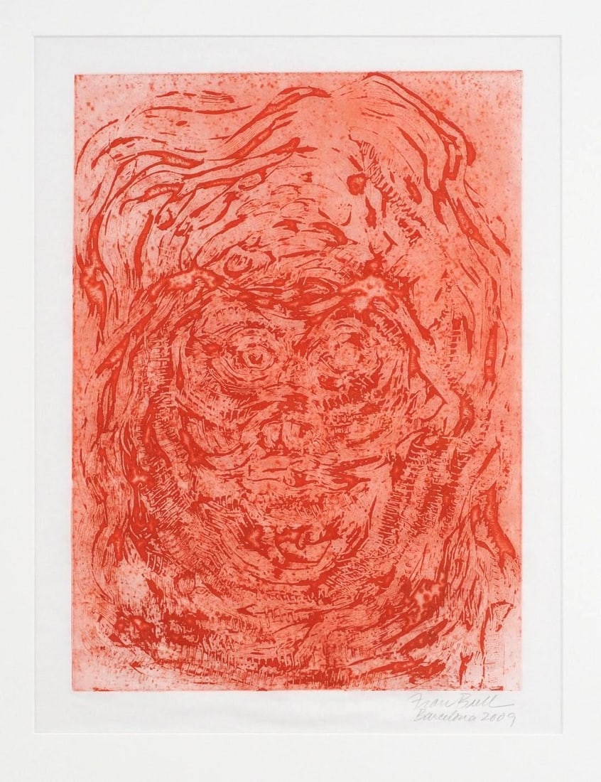 Fran Bull Prints on Pressed Paper - 4