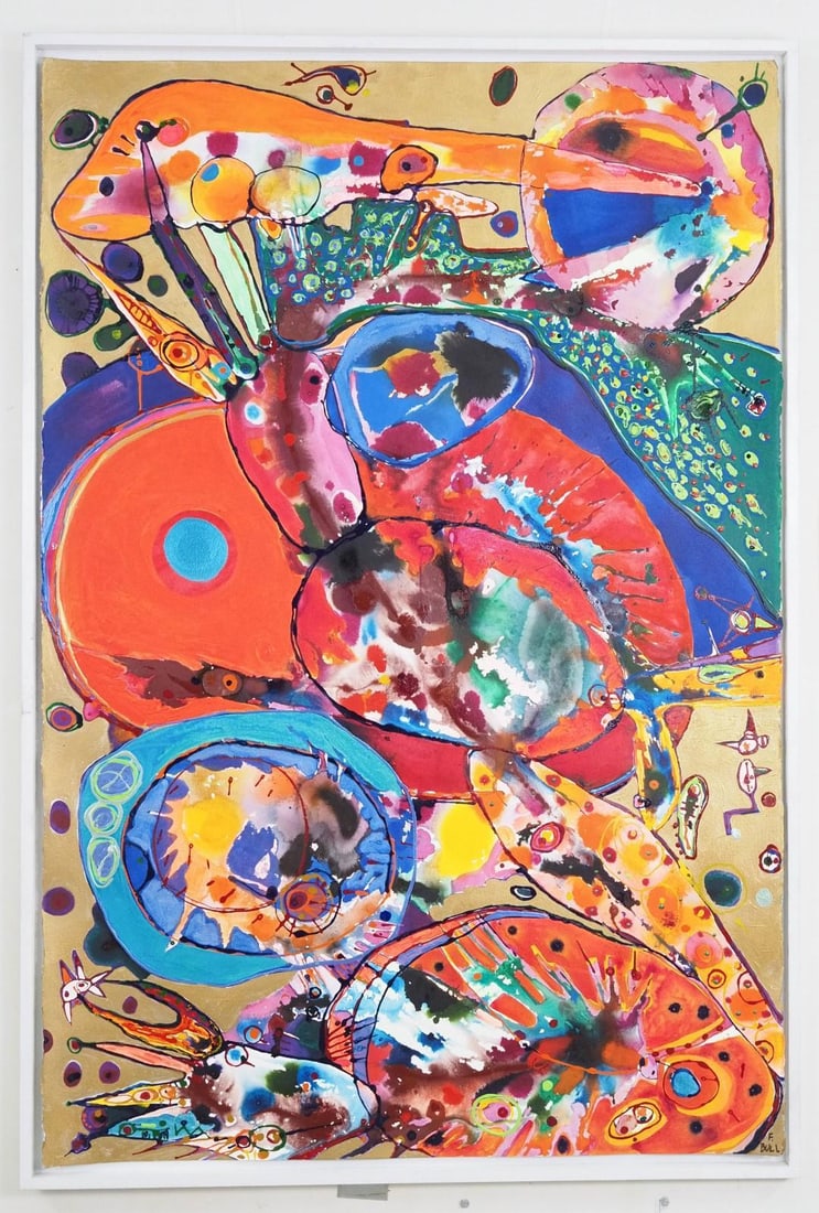 Fran Bull Mixed Media on Paper Painting - 3