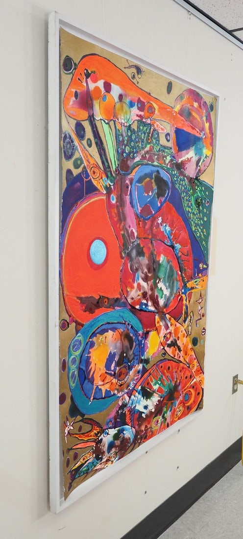 Fran Bull Mixed Media on Paper Painting - 7