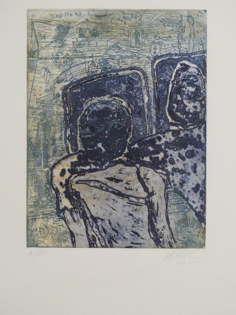 Fran Bull Artist Proof Print on Pressed Paper - 4