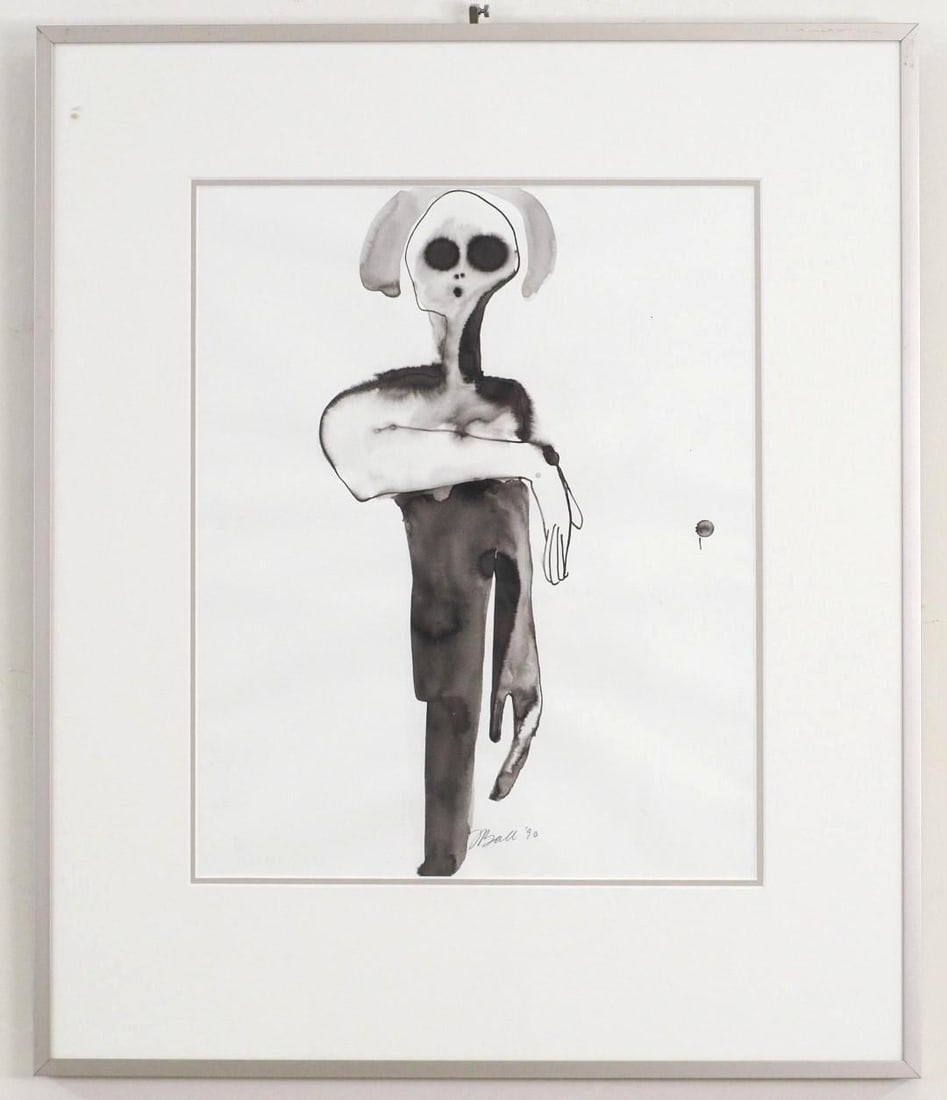 Fran Bull India Ink on Paper - 2