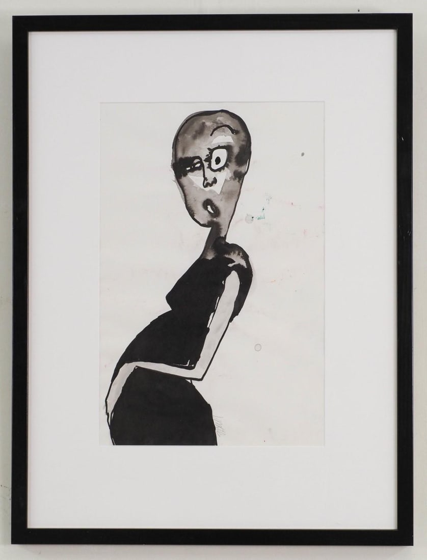 Fran Bull India Ink on Paper - 2