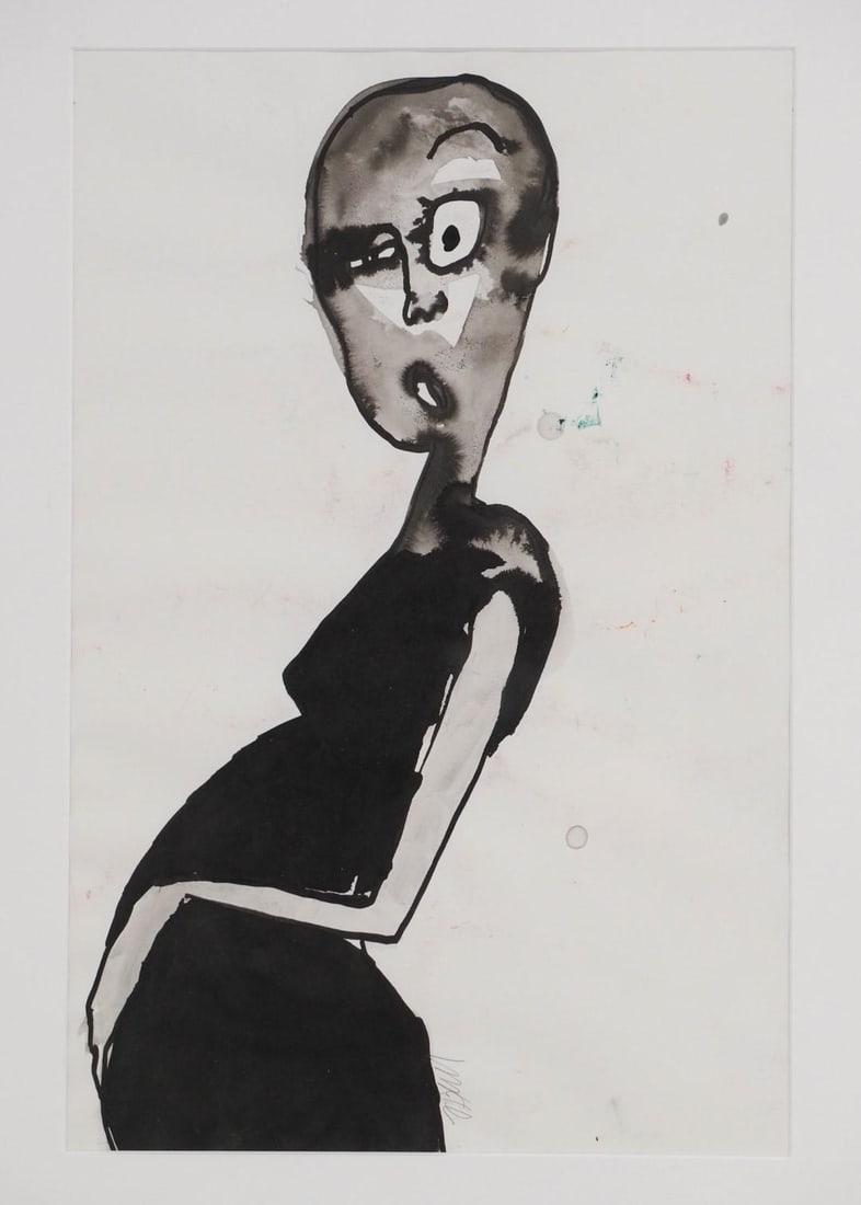 Fran Bull India Ink on Paper - 3