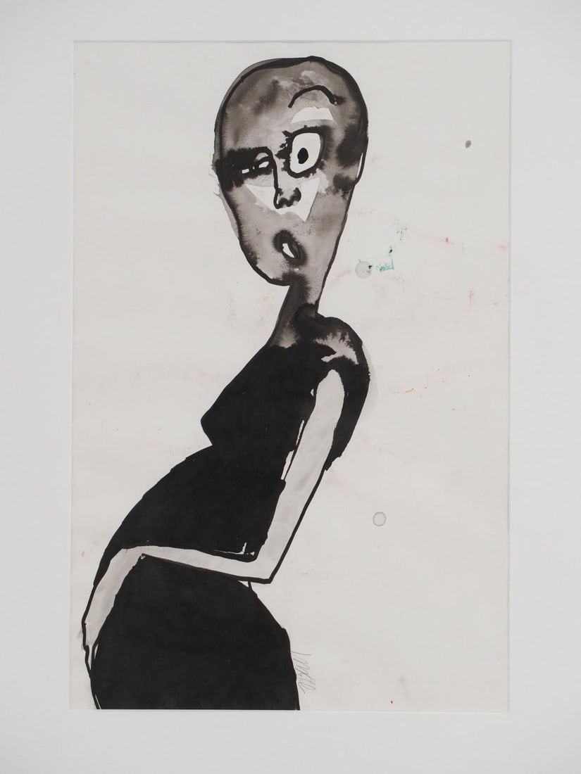 Fran Bull India Ink on Paper - 4