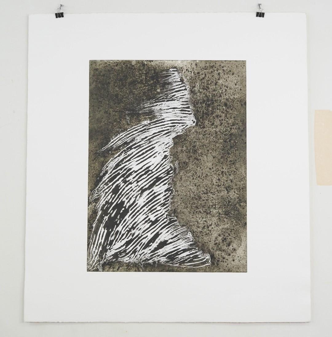 Fran Bull Print on Pressed Paper: "L'estasi" from the Barcelona Series, Unsigned, 48 1/2 x 44 1/4" Overall