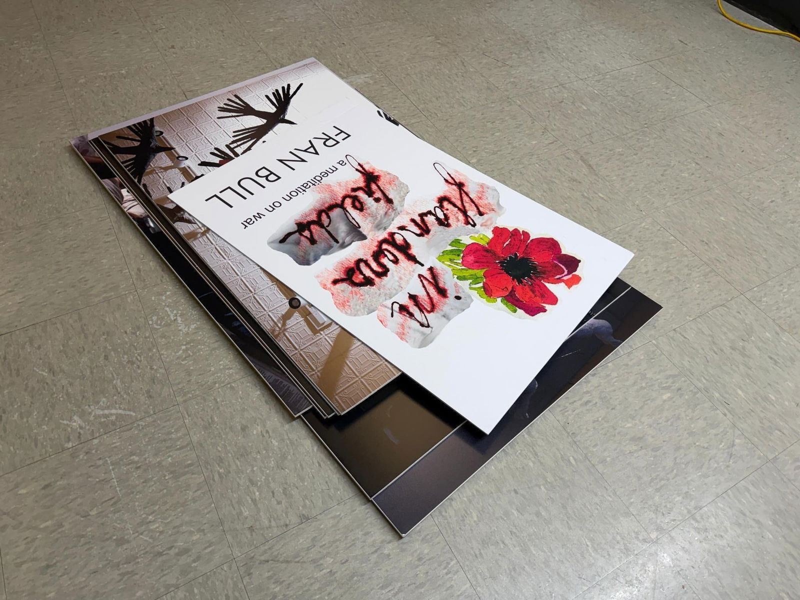 (9) Photographic Reproduction on Foam Board: from Fran Bull In Flanders Fields Installation, (4) 40" x 30", (4) 40" x 26 3/4", (1) 36" x 24" 