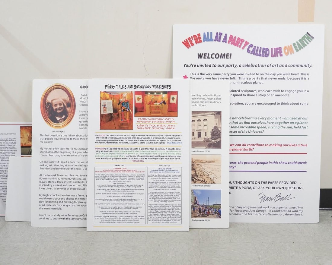 (12) Fran Bull Promotional Foam Board Posters: Largest 48" x 36" 