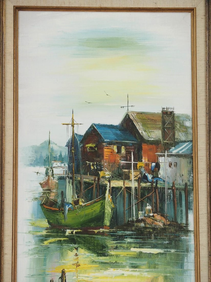 A. Simpson Oil on Canvas Painting - 13