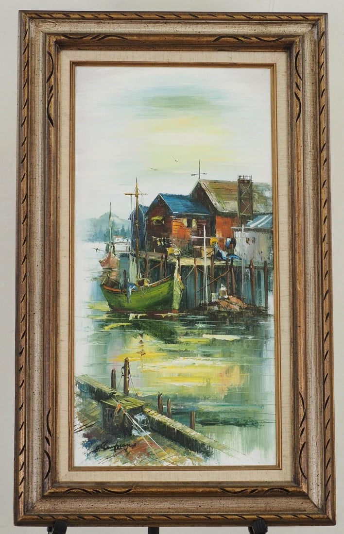 A. Simpson Oil on Canvas Painting - 2