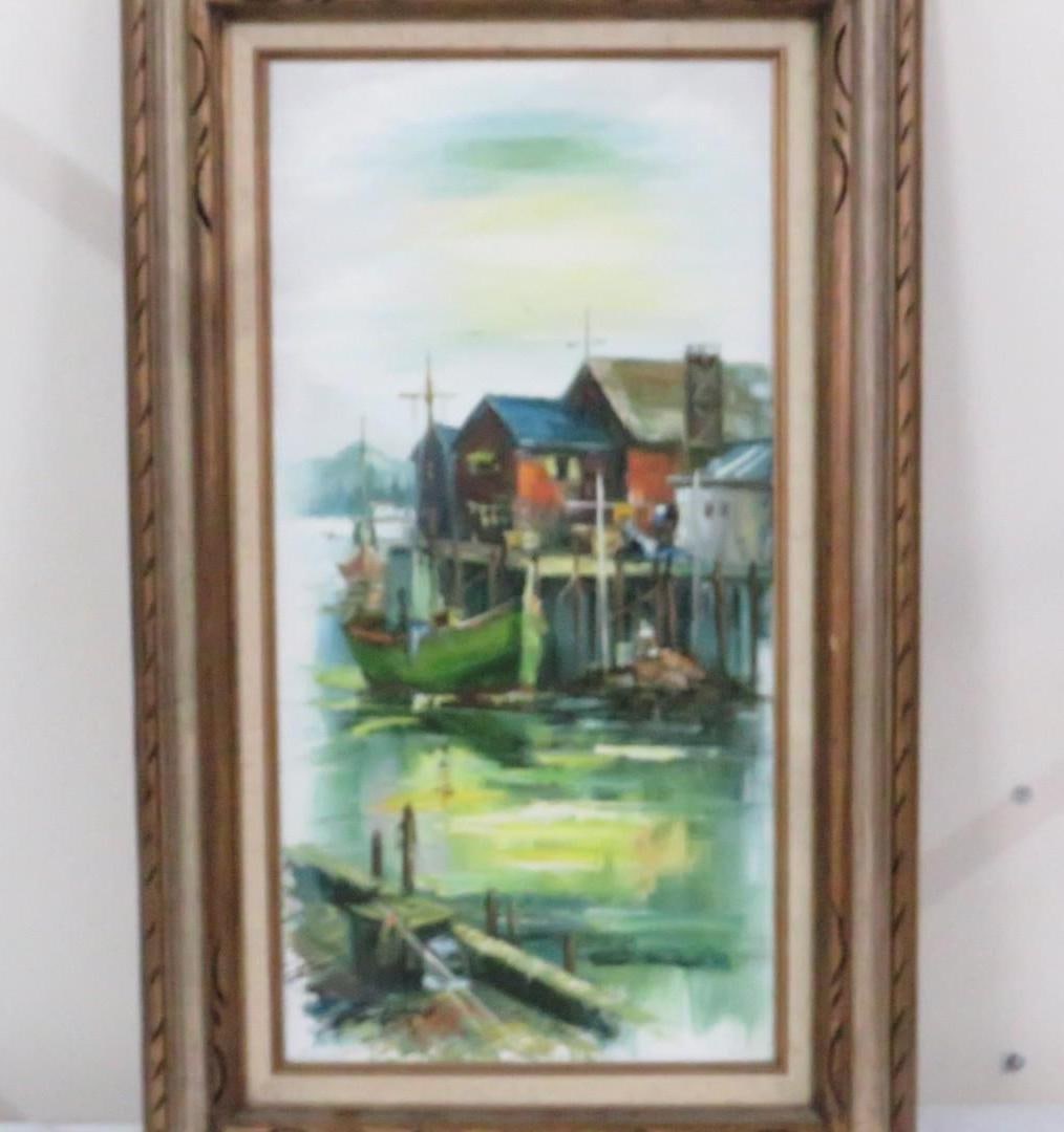 A. Simpson Oil on Canvas Painting - 6