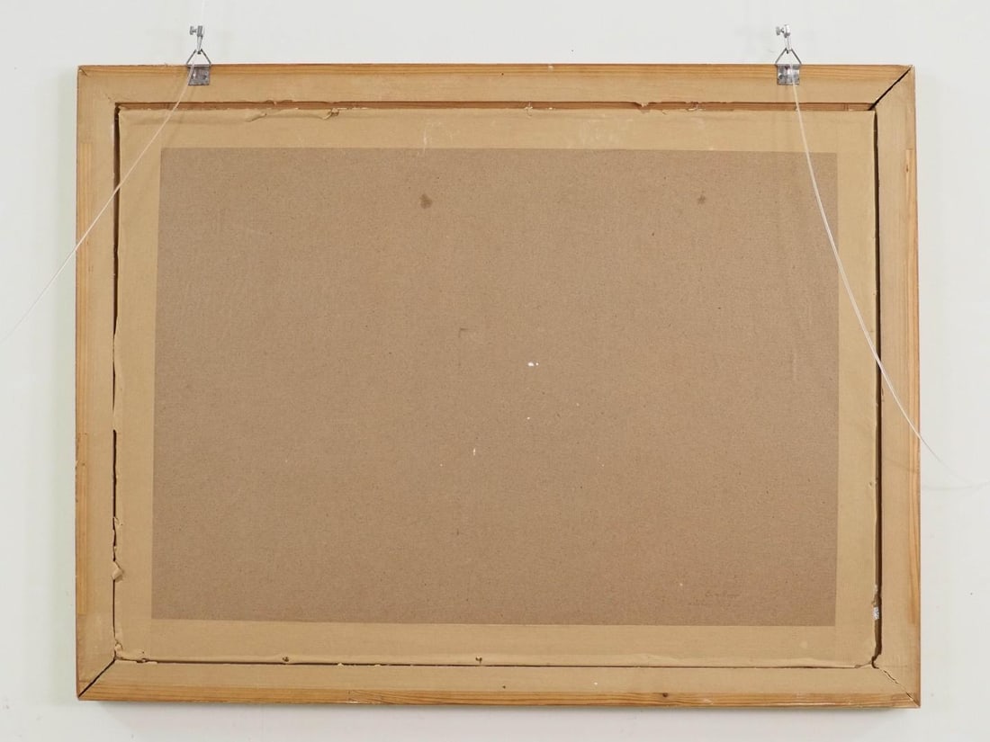 Rudi Mullers Watercolor Etching on Paper Painting - 8