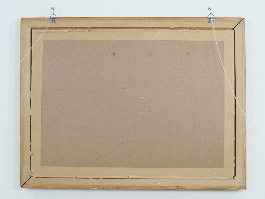 Rudi Mullers Watercolor Etching on Paper Painting - 9