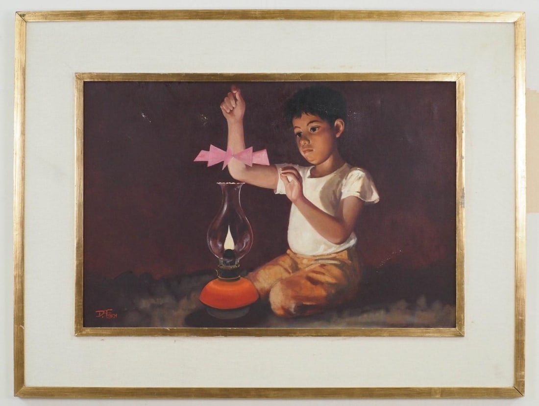 David E. Fern Oil on Canvas Painting - 3