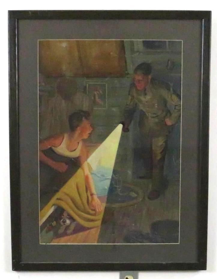 Oil on Masonite Painting - 4