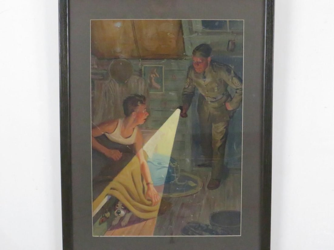 Oil on Masonite Painting - 5