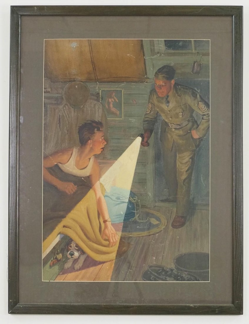 Oil on Masonite Painting - 9