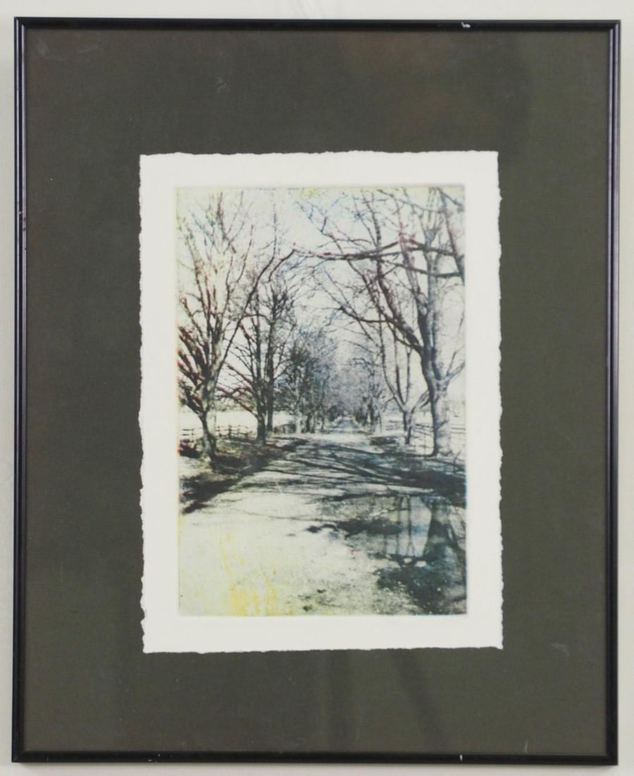 Print on Paper: 18"x 14.5" framed