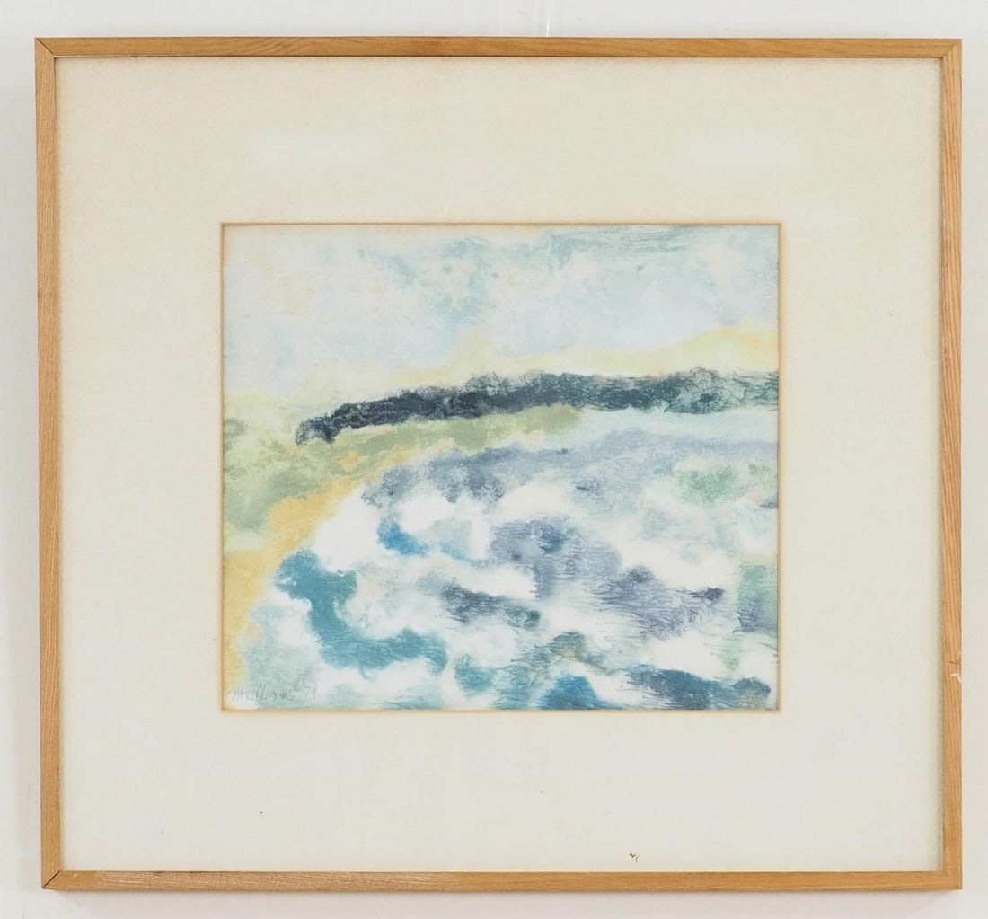 M. Abrams Watercolor Painting (1 of 7)