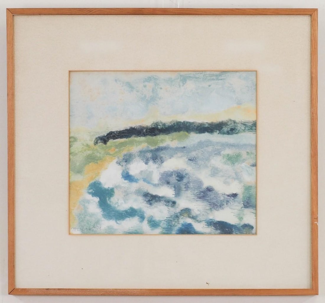 M. Abrams Watercolor Painting - 2